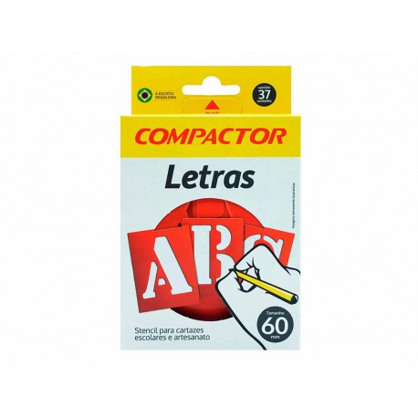 LETRA/NUMERO VAZADA 60MM PLASTICA