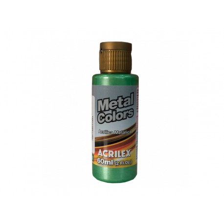TINTA ACRILICA METAL.VERDE MUSG.60ML-513