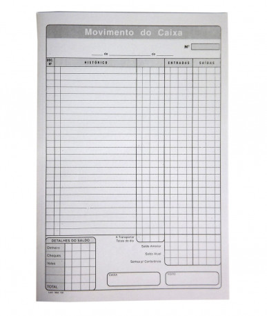 LIVRO MOVIMENTO CAIXA 2VIAS CP.FLEX 50JG