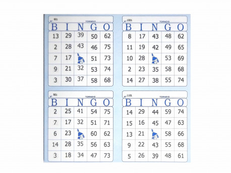 BLOCO BINGO JORNAL QUADRUPLO 100F.-6020