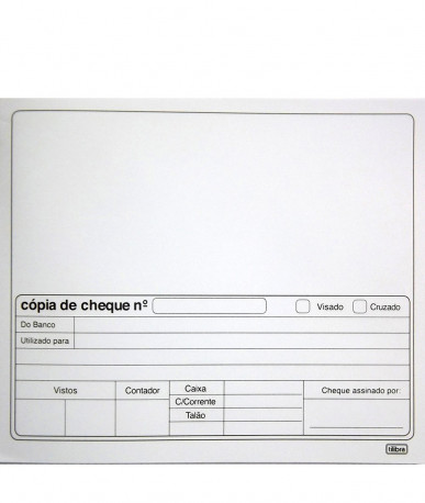 COPIA DE CHEQUE BRANCA 100F.