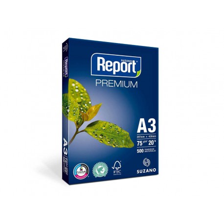 PAPEL A3 75G.REPORT 297X420  500F.