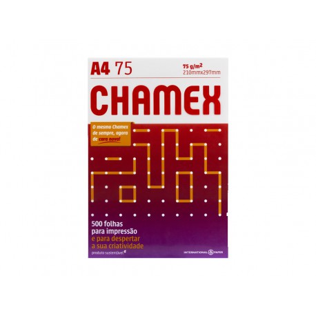 PAPEL A4 75G.CHAMEX 210X297 500F