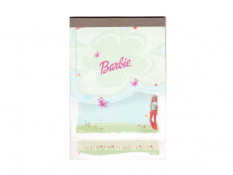 BLOCO PAUTADO 16X24 BARBIE SUPER 30F.