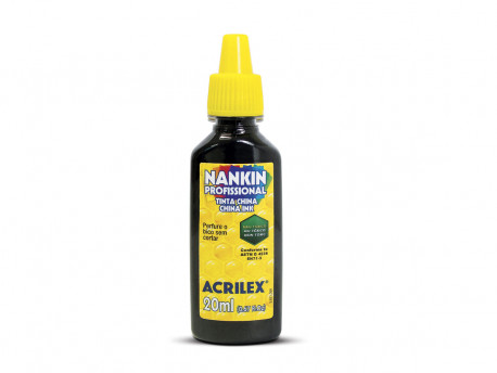 TINTA NANQUIM PRETO 20ML-520-AV