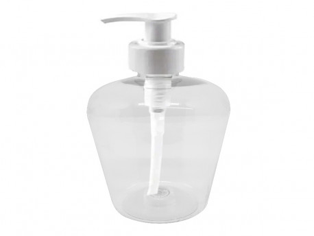 SABONETEIRA 350ML.PLAST.MACA TR.C/APLIC.