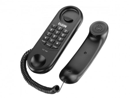 TELEFONE PAREDE PRETO ELGIN-TCF10000
