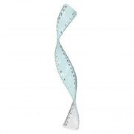 REGUA  30CM.PLASTICA FLEXIVEL TR.