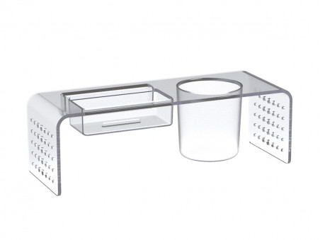 PORTA OBJETOS MULTI PRIME TRANSPARENTE