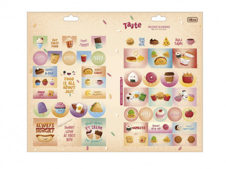ADESIVO TASTE ALIMENTOS CARTELA DUPLA