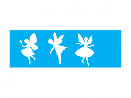 STENCIL FADAS 10X30CM ST0698