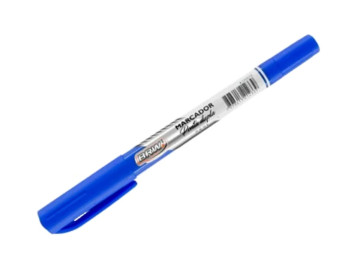 CANETA RETRO-PROJ.AZUL DUAS...