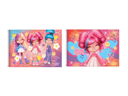 CADERNO CART.80F.LA LIZ CD