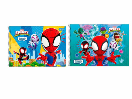 CADERNO CART.80F.SPIDEY CD.