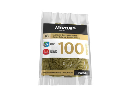 ELASTICO N.18 AMARELO 1,2MM  C/100