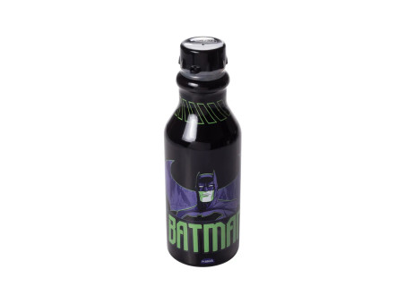 GARRAFA PLAST.BATMAN PRETA 500ML