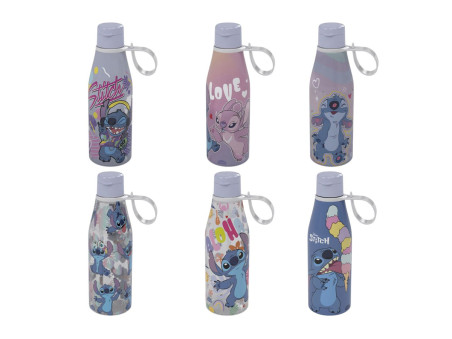 GARRAFA PLAST.ABRE FACIL STITCH 530ML.