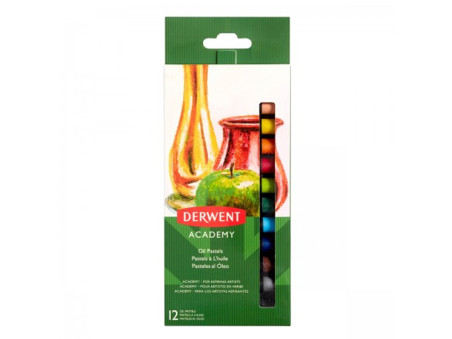 GIZ PASTEL 12 CORES OLEOSO DERWENT