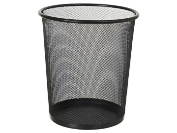 LIXEIRA  15L.ARAMADO PRETO