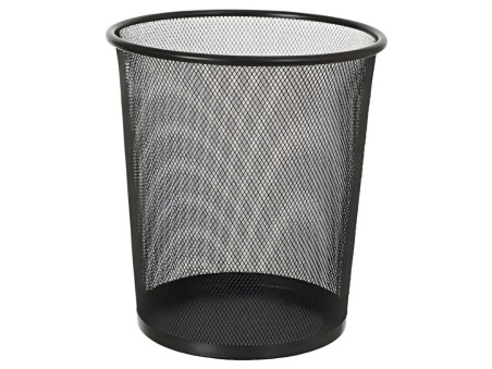 LIXEIRA  15L.ARAMADO PRETO