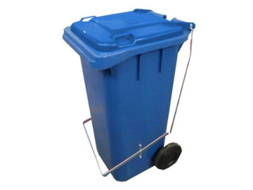 LIXEIRA 120L.PLAST.AZUL...