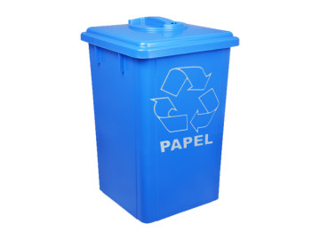 LIXEIRA  60L.AZUL...