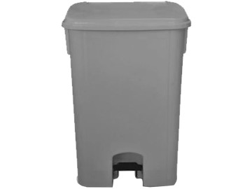 LIXEIRA 100L.CINZA...