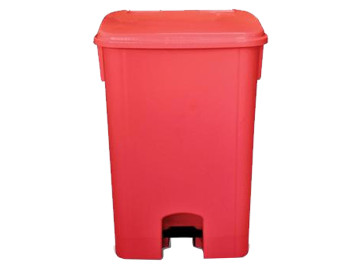 LIXEIRA  60L.VERMELHA...
