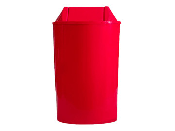 LIXEIRA  23L.PLAST.VERMELHA...