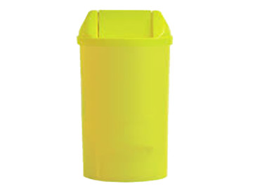 LIXEIRA  23L.PLAST.AMARELA...