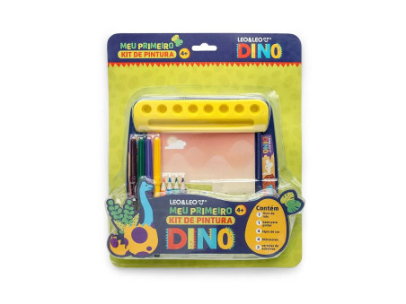 LIVRO COL.DINO+4LAP+4 CANETAS+ADESIV+SUP