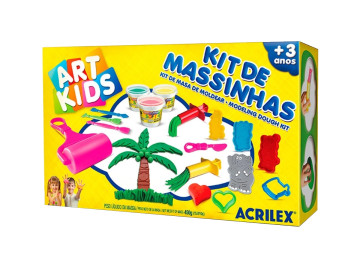 KIT MASSINHA ANIMAIS+MOLDE...