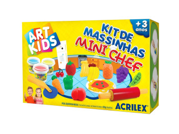 KIT MASSA MINI CHEF 3 POTES...
