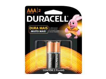 PILHA AAA ALCALINA DURACEL...