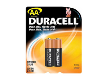 PILHA  AA ALCALINA DURACEL...