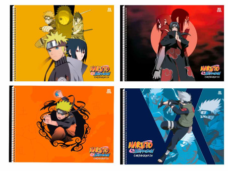 CADERNO CART.60F.NARUTO CD.