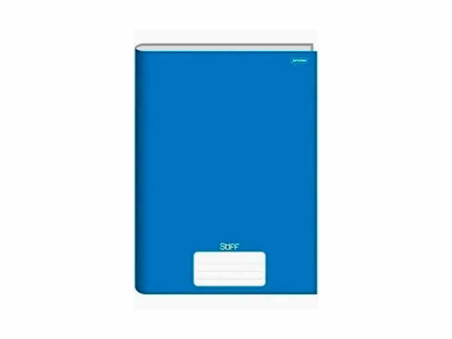 CADERNO BROCHURA 96F.AZUL STIFF CD.