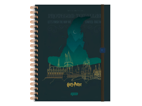 CADERNO ESPIRAL  80F.HARRY P.WIRE C/ELAS