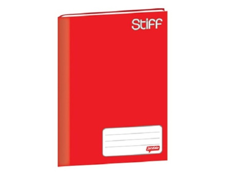 CADERNO BROCHURAO 96F.VERMELHO STIFF CD.
