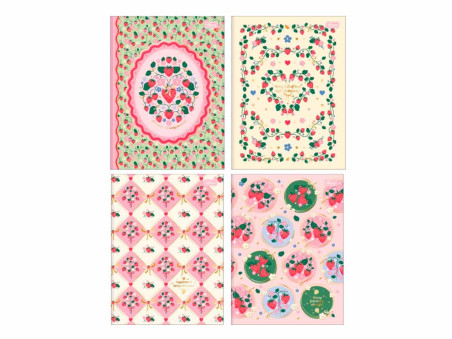CADERNO BROCHURAO 80F.BE BERRY+ADESIV.CD