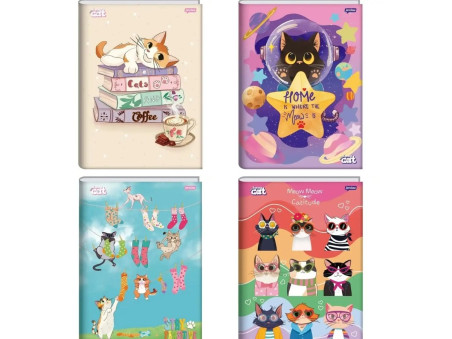 CADERNO BROCHURA 80F.FUNNY CD