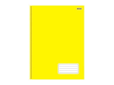 CADERNO BROCHURAO 96F.KBOM AMARELO CD.