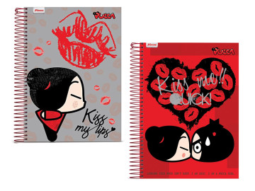 CADERNO ESPIRAL  80F.FUNNY CD.