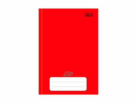 CADERNO BROCHURAO 80F.VERMELHO BOM+ CD
