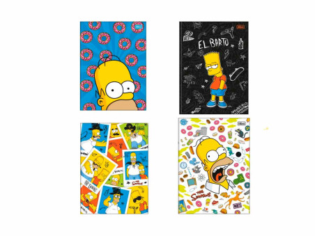 CADERNO BROCHURAO 80F.SIMPSONS CD