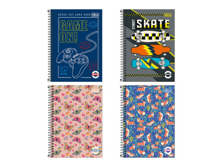 CADERNO ESPIRAL  80F.PEPPER CD.