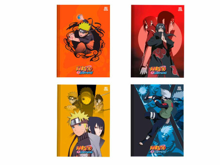 CADERNO BROCHURA 80F.NARUTO CD.