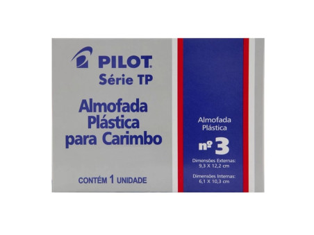 ALMOFADA CARIMBO N.3 AZUL 06X10-TP.PLAST