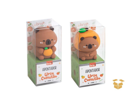 APONTADOR SIMPLES URSO COMILAO C/12