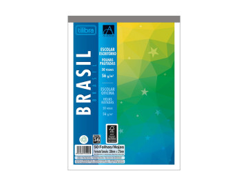 BLOCO PAUTADO 20X28 BRASIL...